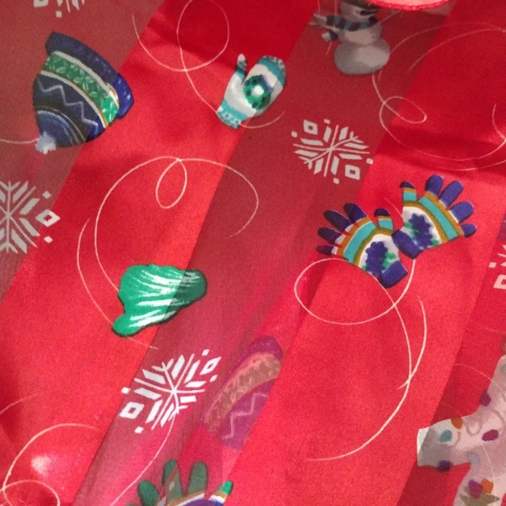 Holiday Scarf Holly Print